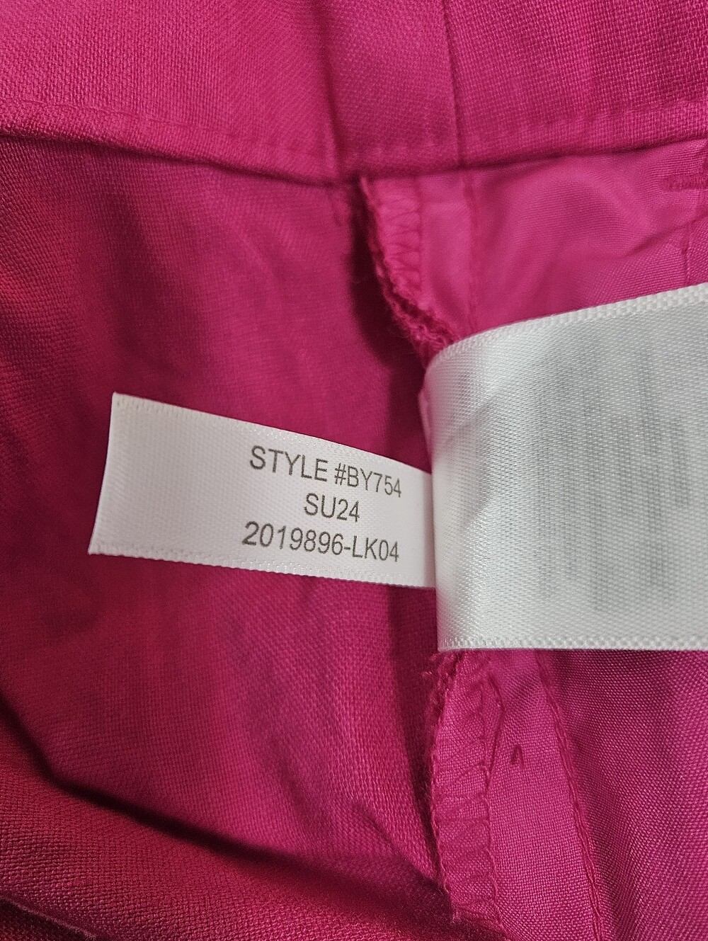 J.Crew Factory Linen-blend Wide-leg Pleated Trouser Pant Size 24 - Picture 5 of 8